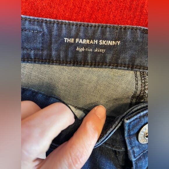 Adriano Goldschmied Women's 26R The Farrah Skinny High-Rise Jeans Streetwear - Picture 10 of 10